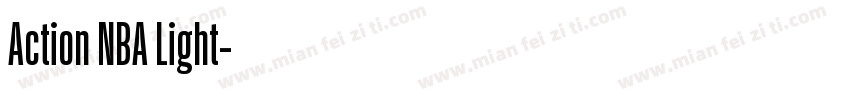 Action NBA Light字体转换